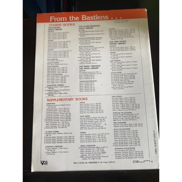 Vintage Walt Disney Favorites for Piano - Jane Smisor Bastien - Picture 2 of 4